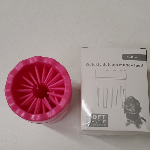 PET FOOT CLEANING BRUSH CUP. - Picture 2 of 3